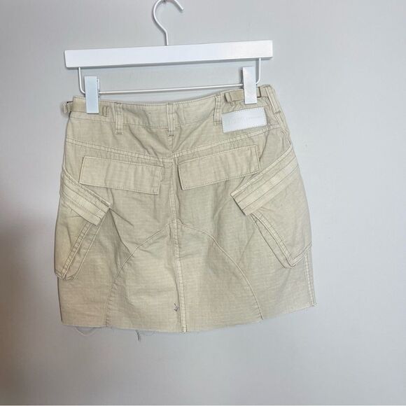 Re/Done khaki cargo mini skirt size 26 (flawed ) - Picture 11 of 11